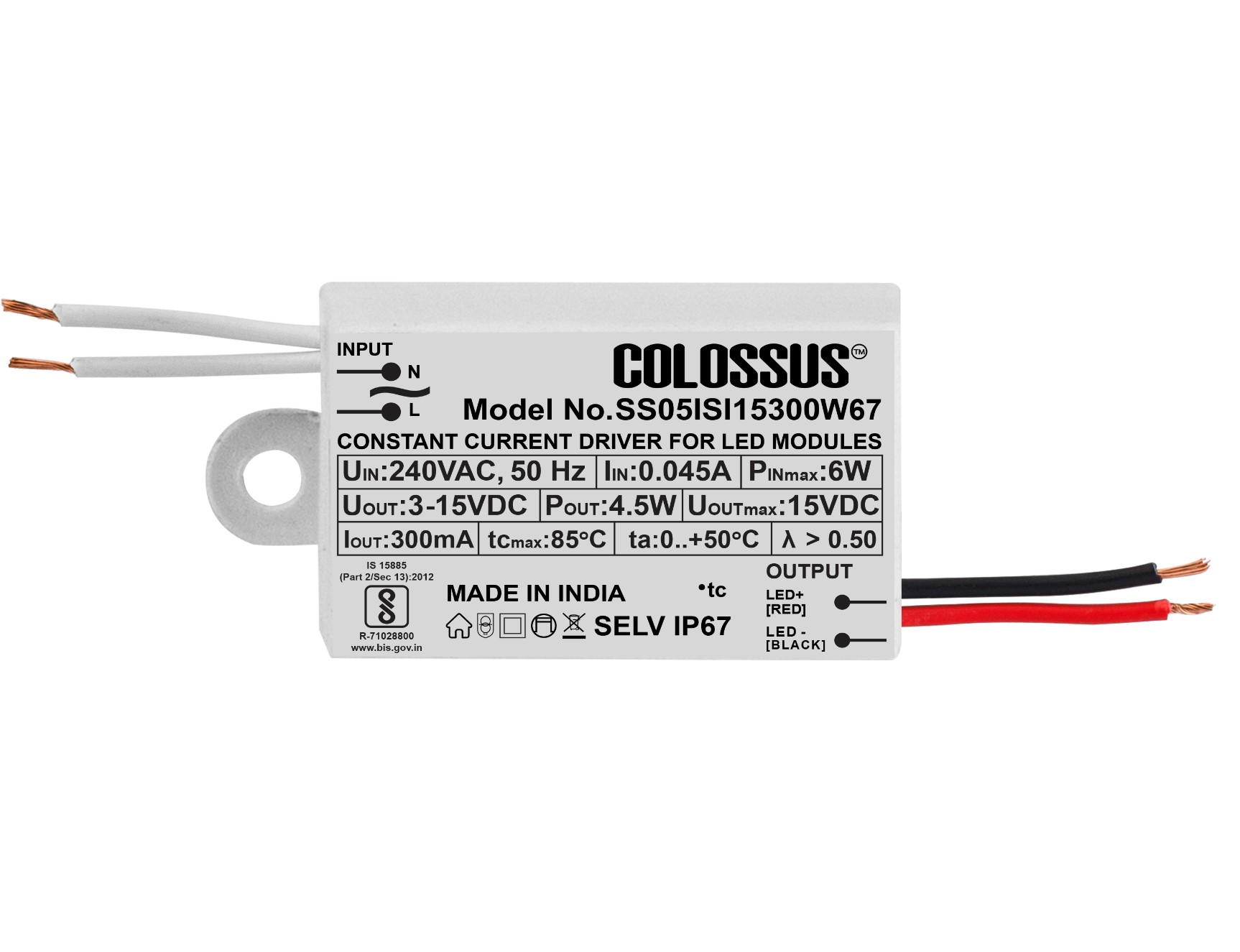 SS05ISI15300W67 300mA